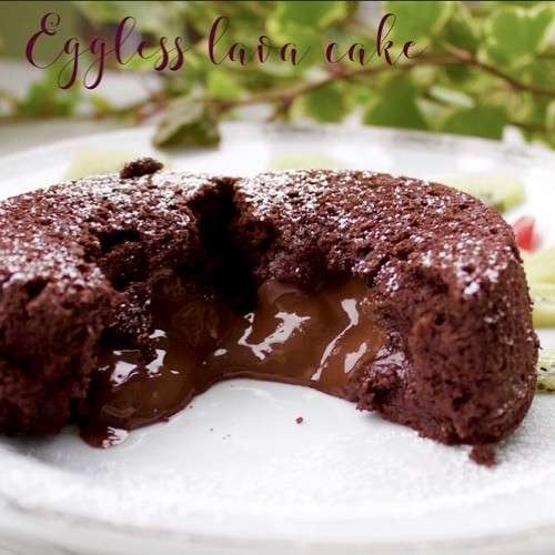 the best eggless lava cake