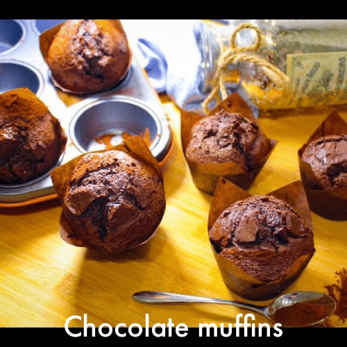 chocolate muffins